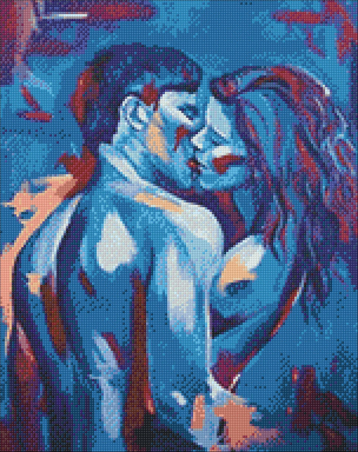 Ice and Flame WD2313 14.9 x 18.9 inches Wizardi Diamond Painting Kit