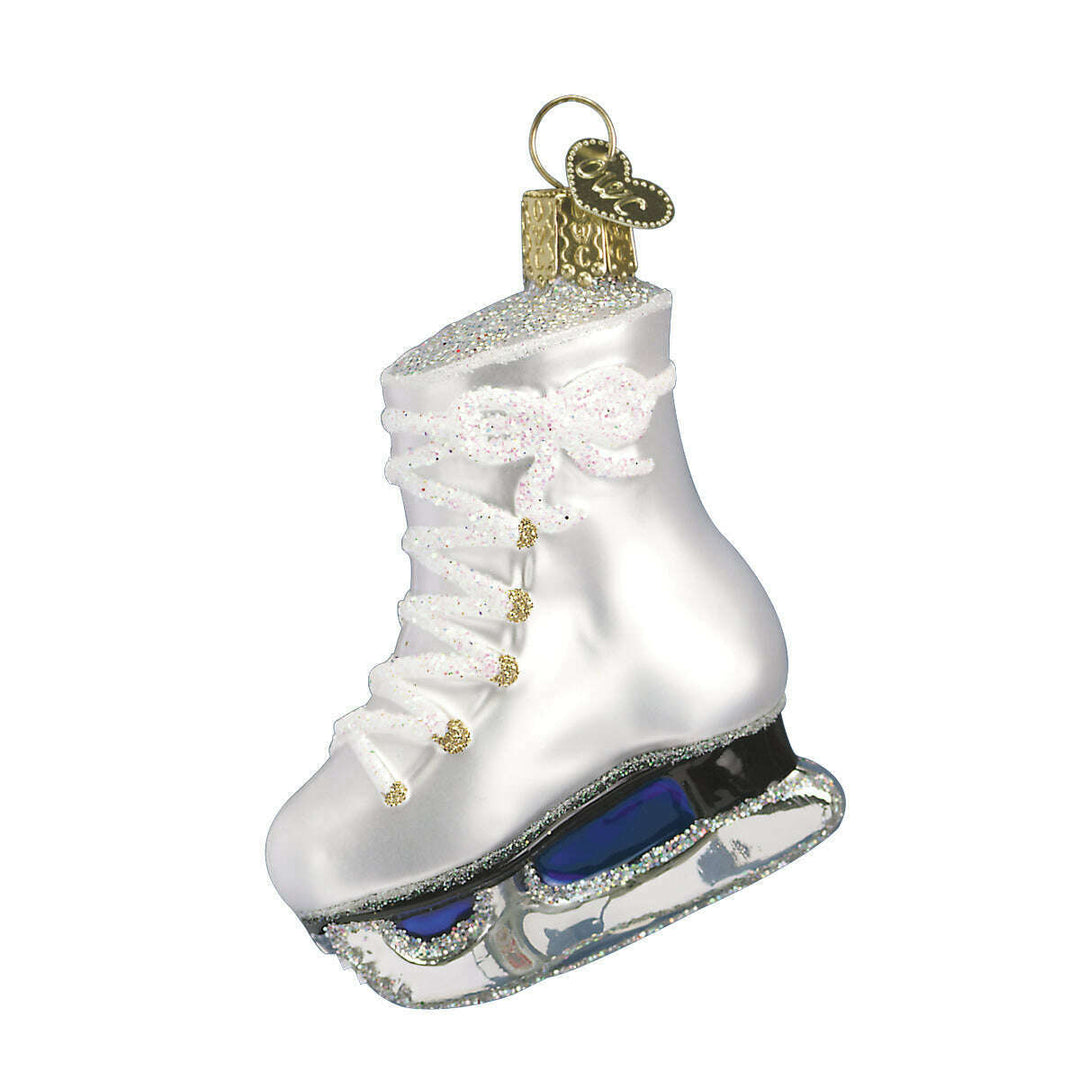 Old World Christmas Ice Skate Blown Glass Ornament