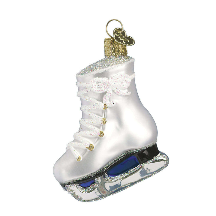 Old World Christmas Ice Skate Blown Glass Ornament