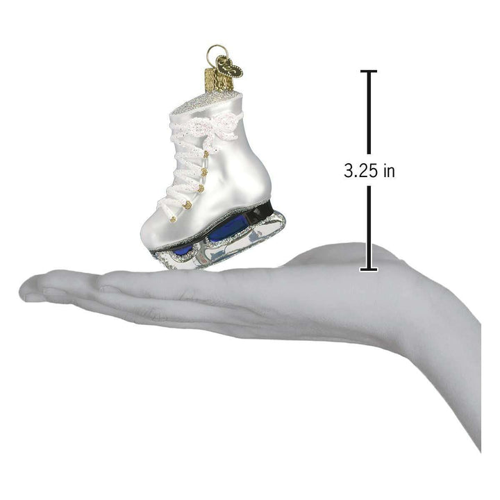 Old World Christmas Ice Skate Blown Glass Ornament