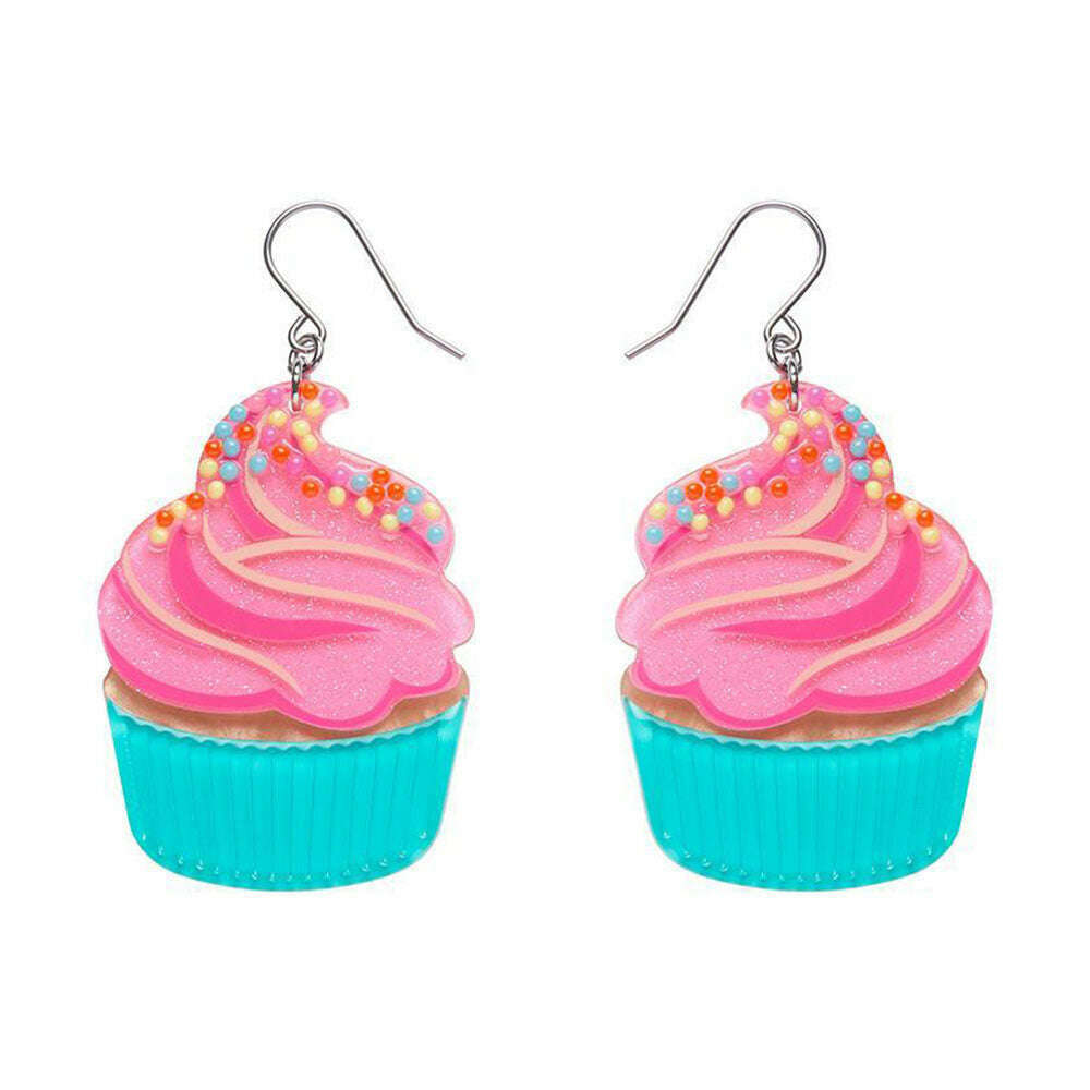 Iced Cupcake Drop Earrings by Erstwilder x Katherine Sabbath