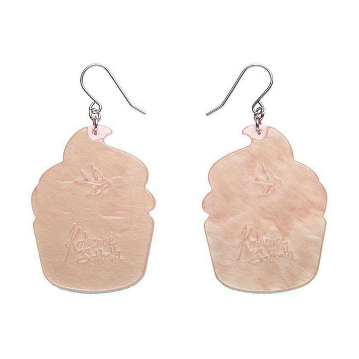 Iced Cupcake Drop Earrings by Erstwilder x Katherine Sabbath – view 3