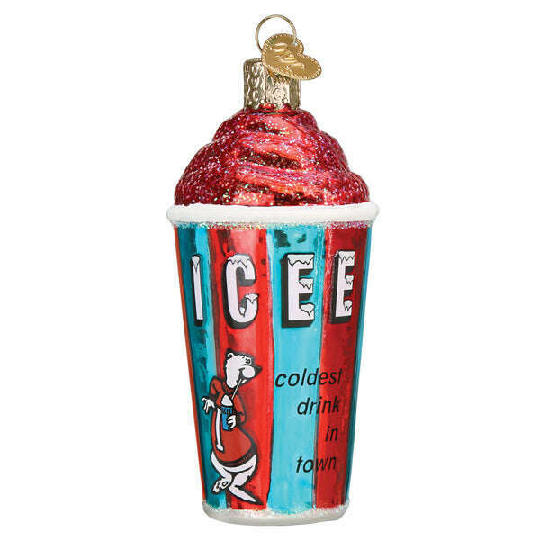 Old World Christmas ICEE Blown Glass Ornament