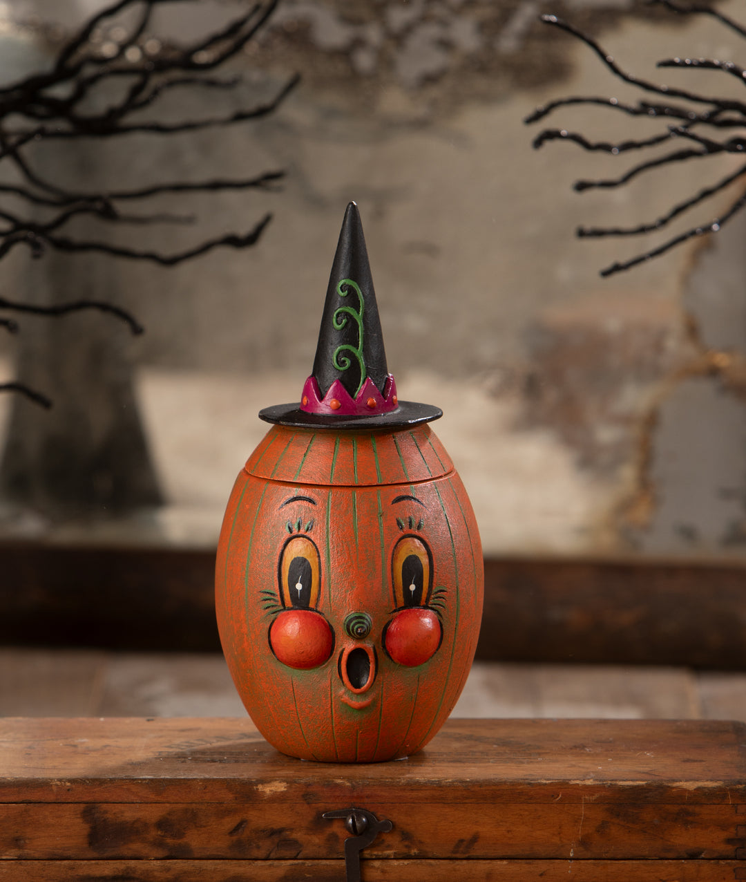 Gourdy Orange-O-Ween by Bethany Lowe Designs, halloween decor