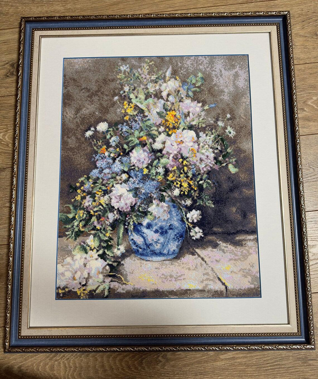 Spring Bouquet after P. A. Renoir's Painting R2137 Counted Cross Stitch Kit