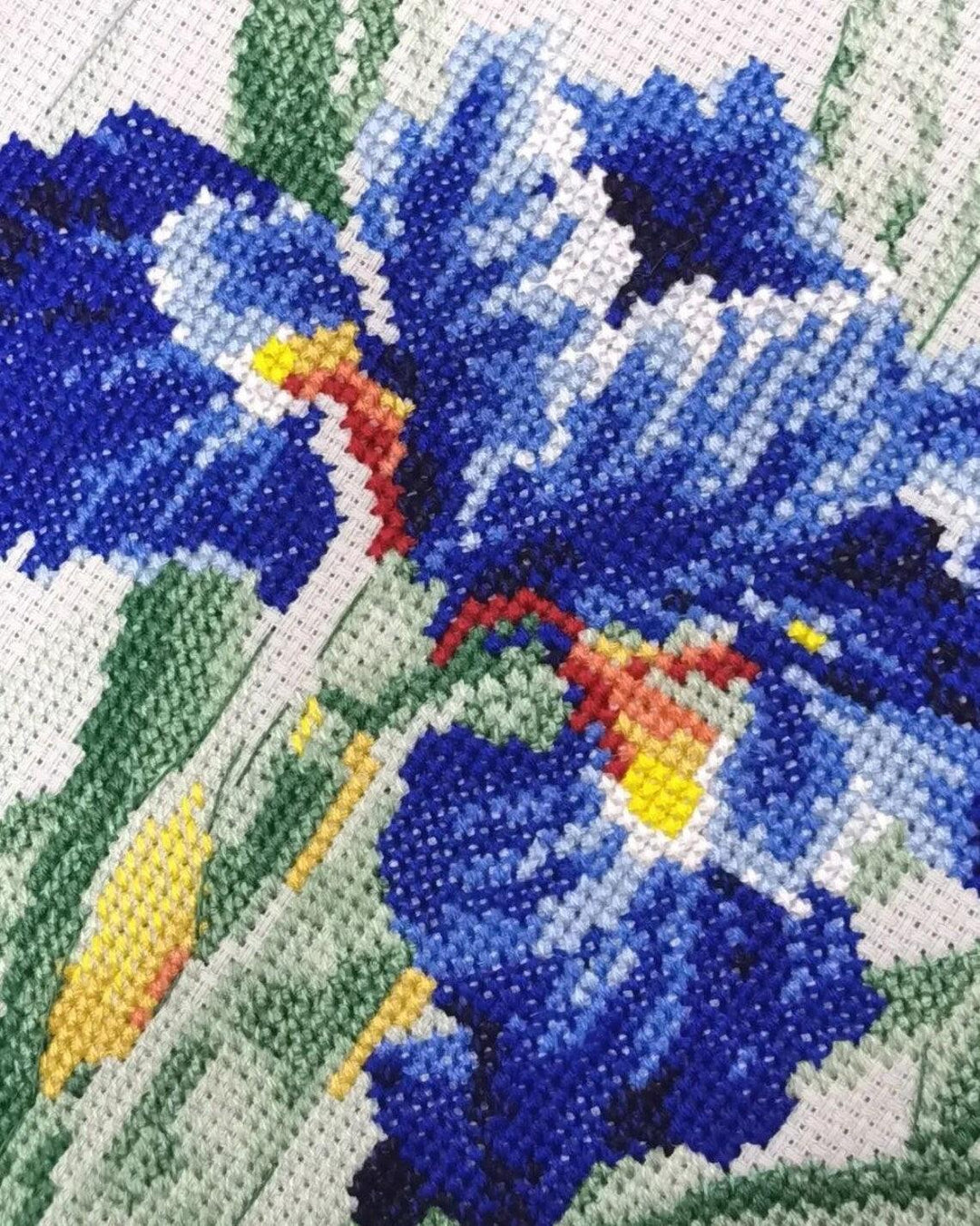 Blue Irises R2102 Counted Cross Stitch Kit