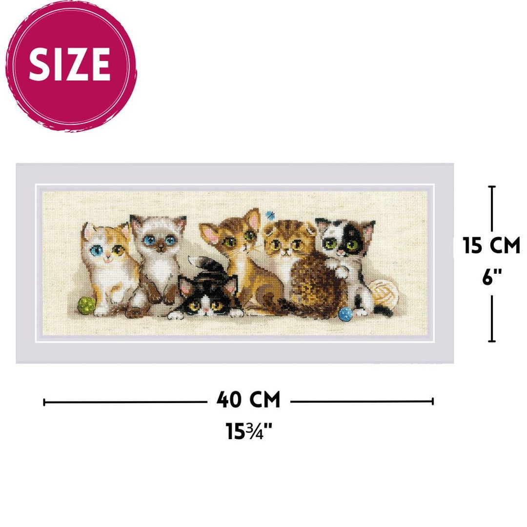 Kittens R2180 Counted Cross Stitch Kit