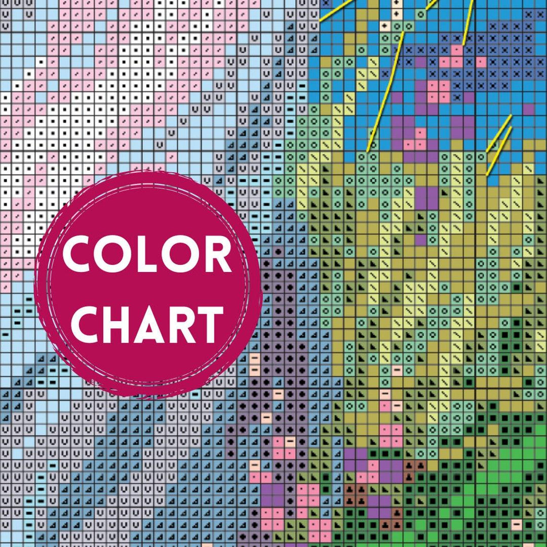 Color of Flame R2214 Counted Cross Stitch Kit