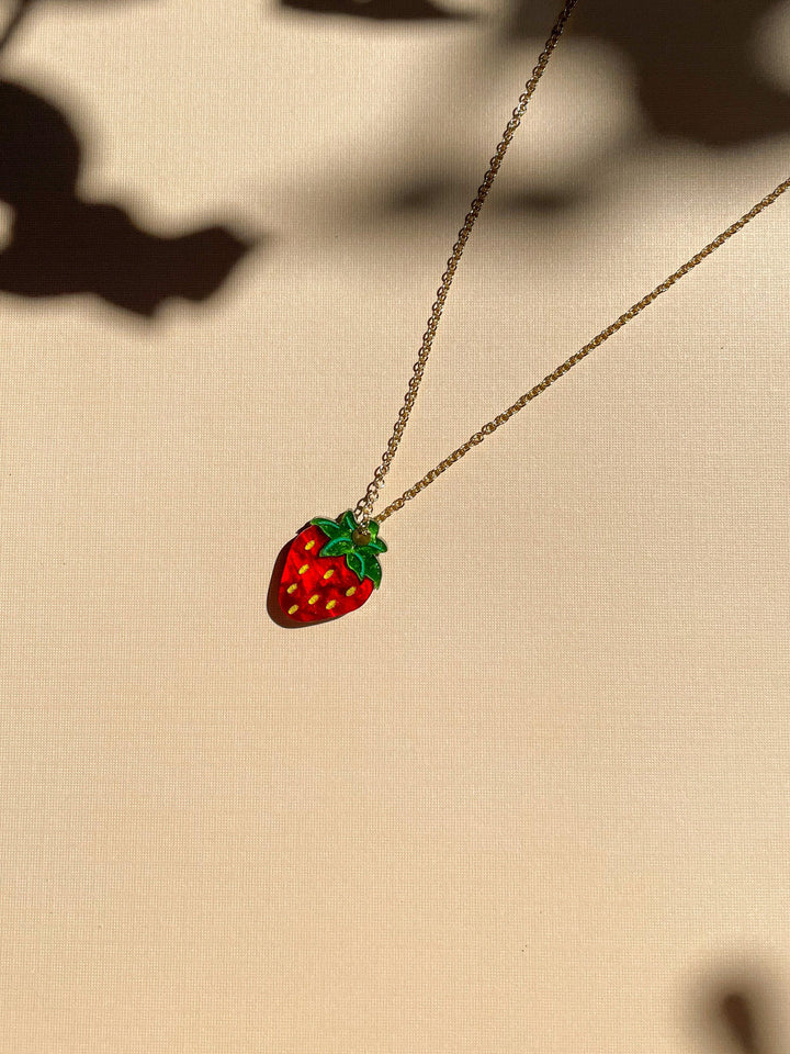 Mini Strawberry Necklace
