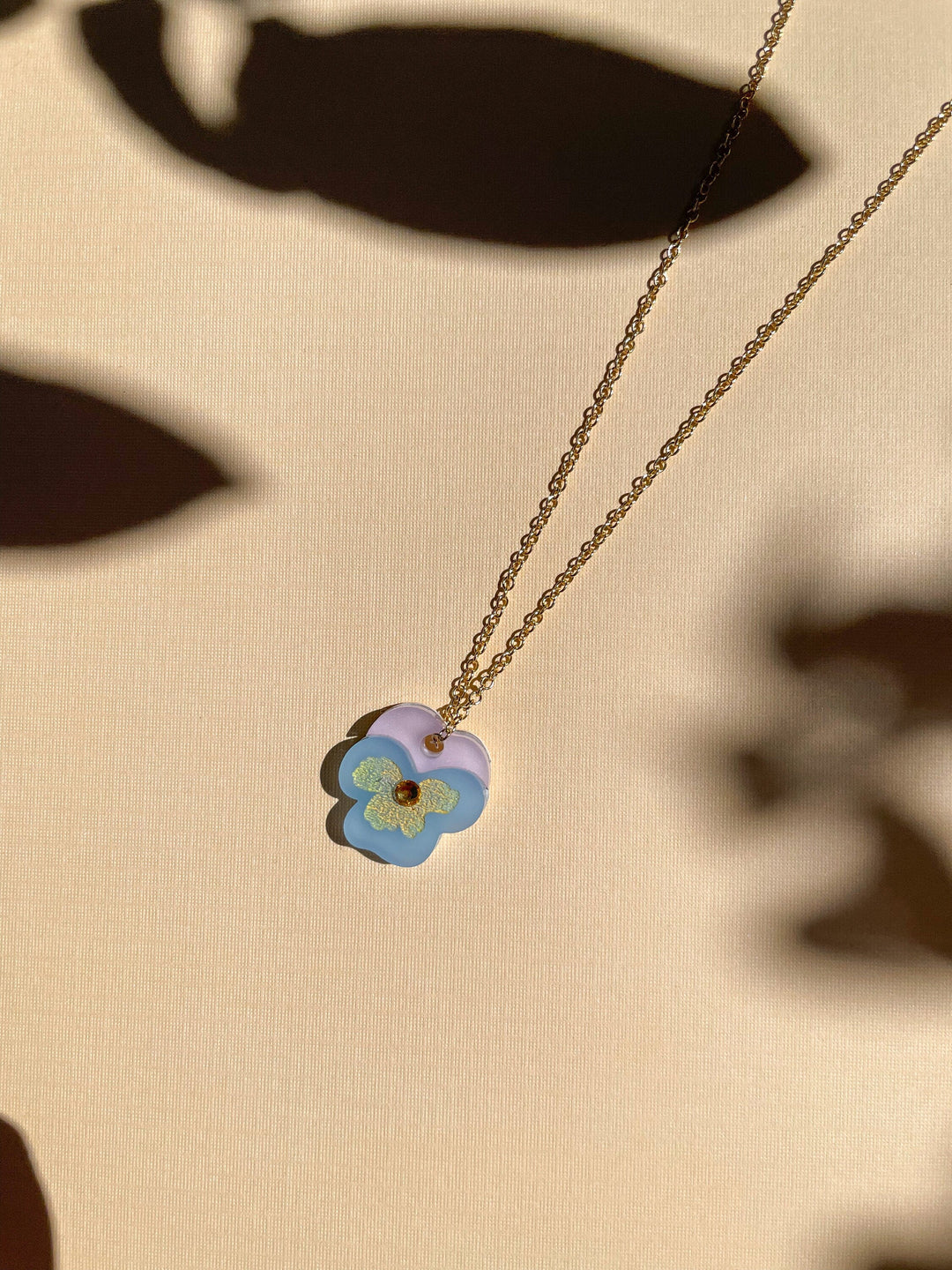Mini Pansy Necklace