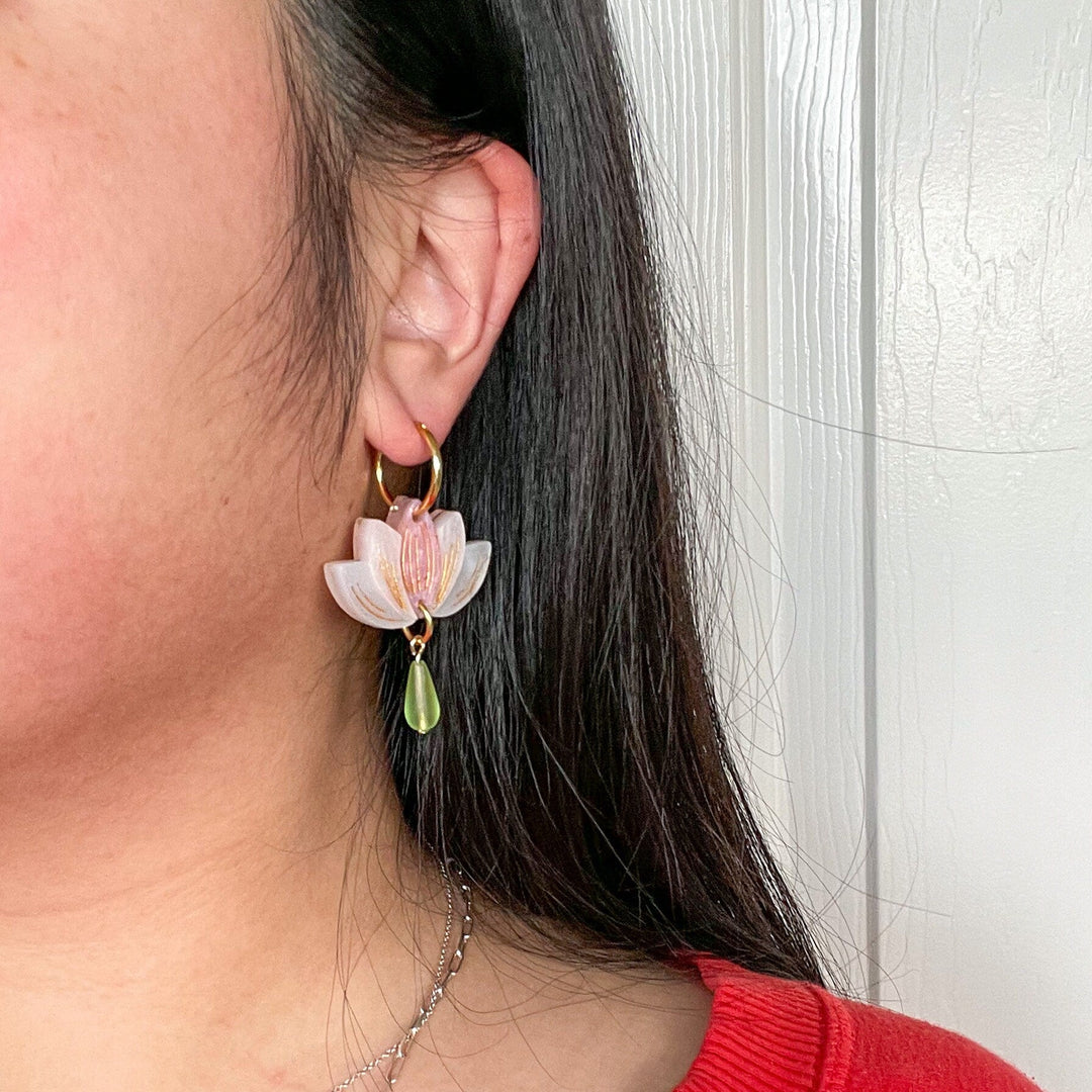 Lotus Earrings