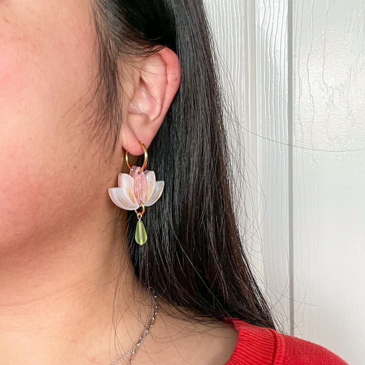 Lotus Earrings