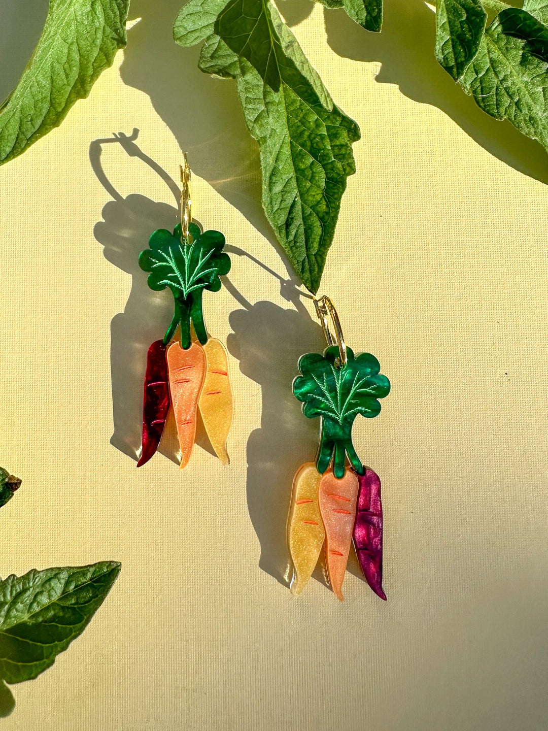 Rainbow Carrot Dangle