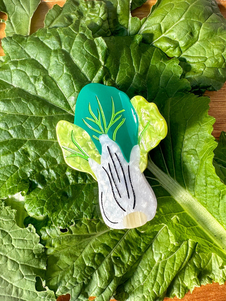 Bok Choy Hair Claw Clip