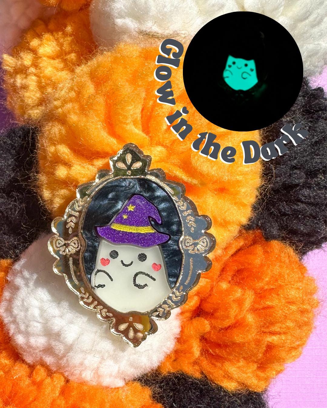 Halloween Animal Portraits Frame Magnet/Brooch