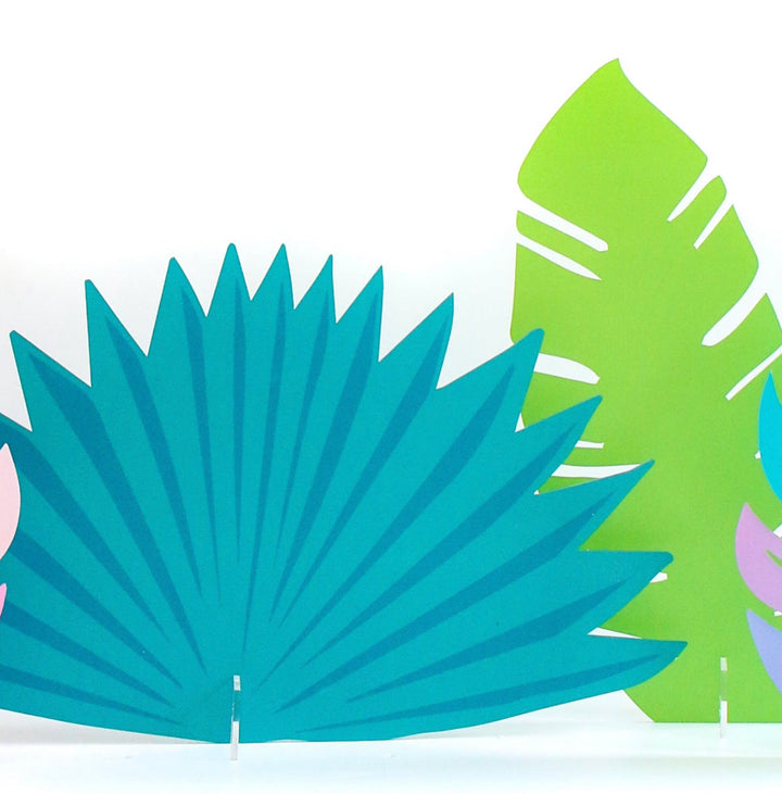 Large Acrylic Palm Leaves