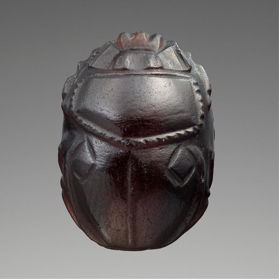 Scarab Link Glass Bracelet