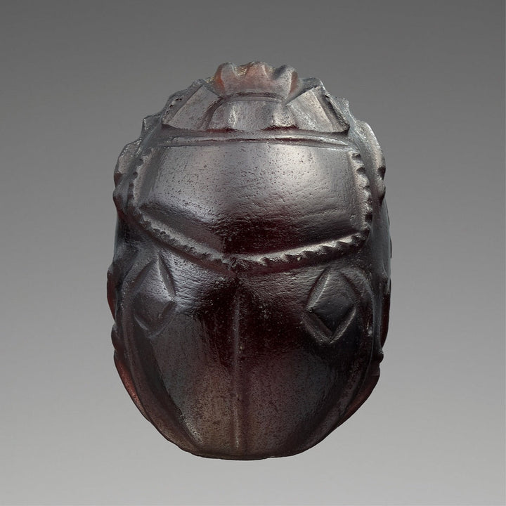 Glass Scarab Earrings