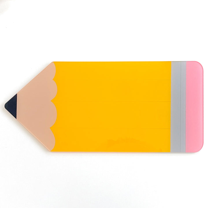 Acrylic Pencil Charcuterie Board or dry erase board