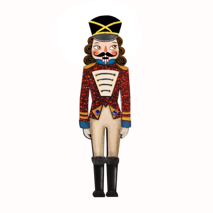 Nutcracker Soldier Brooch by Laliblue
