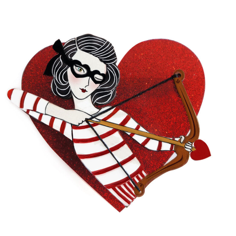 Cupid Girl Brooch