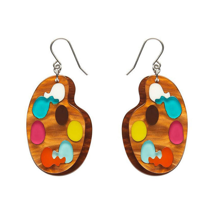 In Living Colour Drop Earrings by Erstwilder image