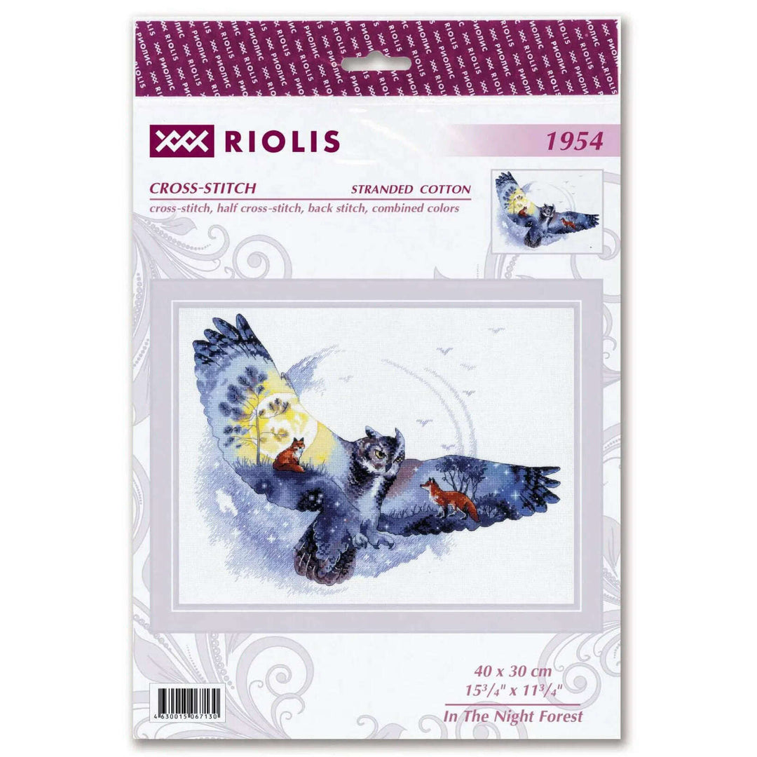 In The Night Forest R1954 Counted Cross Stitch Kit