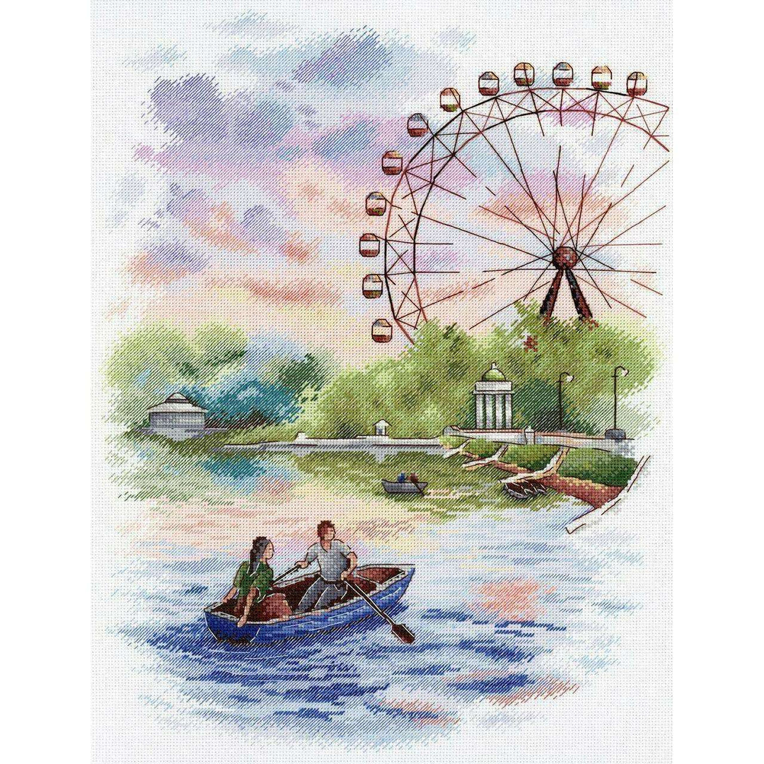 In the Park SNV-748 Counted Cross Stitch Kit