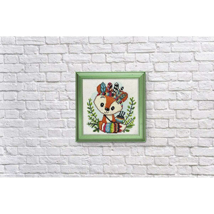 Indian Fox CS2532 7.9 x 7.9 inches Crafting Spark Diamond Painting Kit