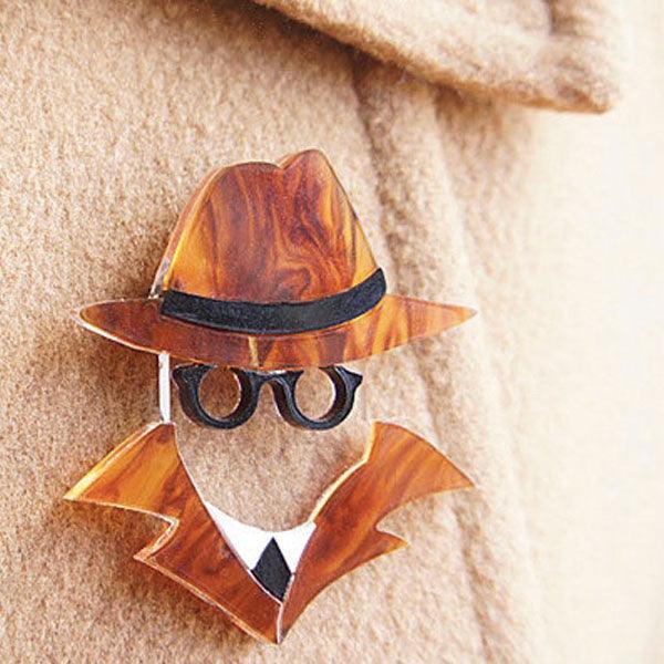 Invisible Man Brooch By LaliBlue - Quirks!