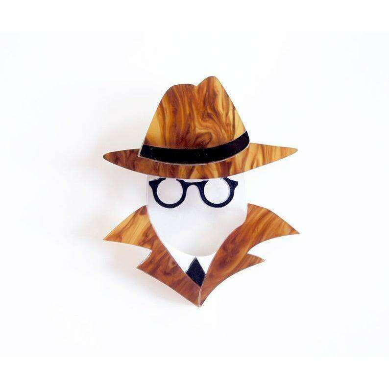 Invisible Man Brooch By LaliBlue - Quirks!