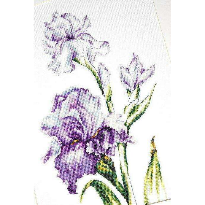 Irises B2251L Counted Cross-Stitch Kit