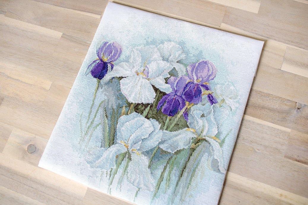 Irises B2367L Counted Cross-Stitch Kit