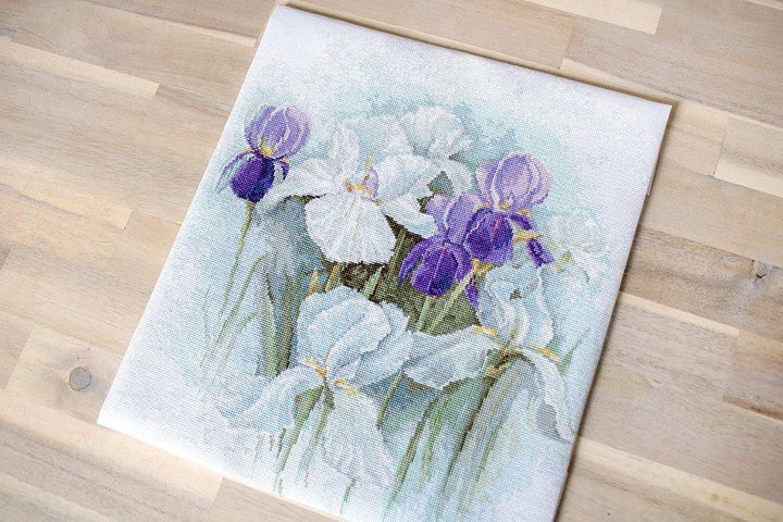 Irises B2367L Counted Cross-Stitch Kit