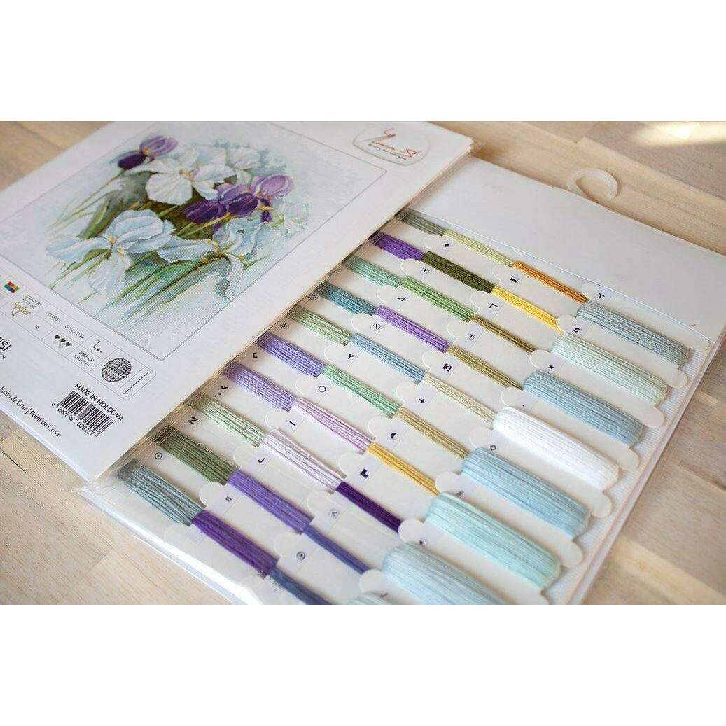 Irises B2367L Counted Cross-Stitch Kit