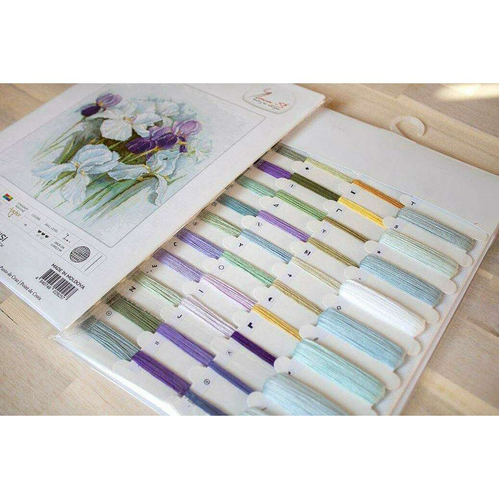 Irises B2367L Counted Cross-Stitch Kit