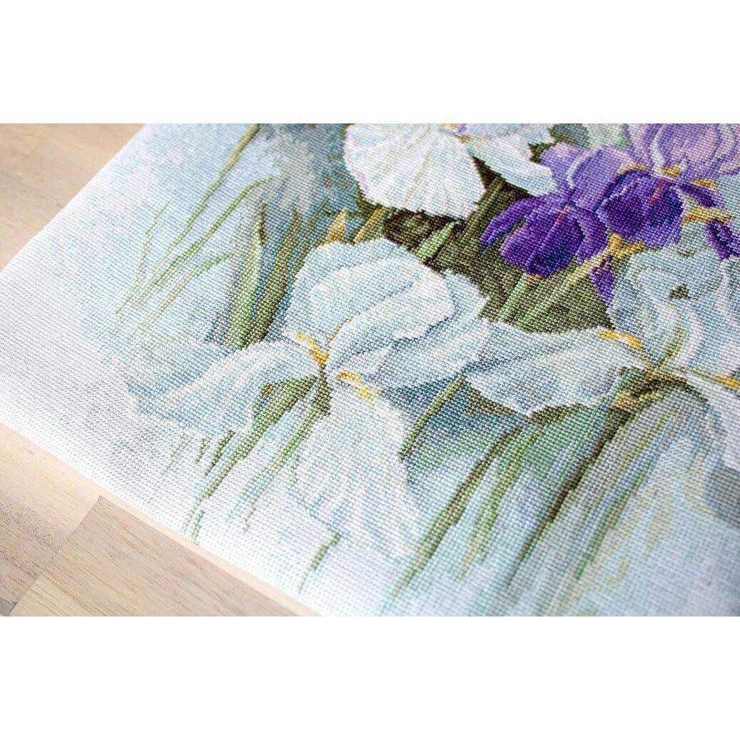 Irises B2367L Counted Cross-Stitch Kit