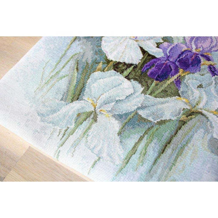 Irises B2367L Counted Cross-Stitch Kit