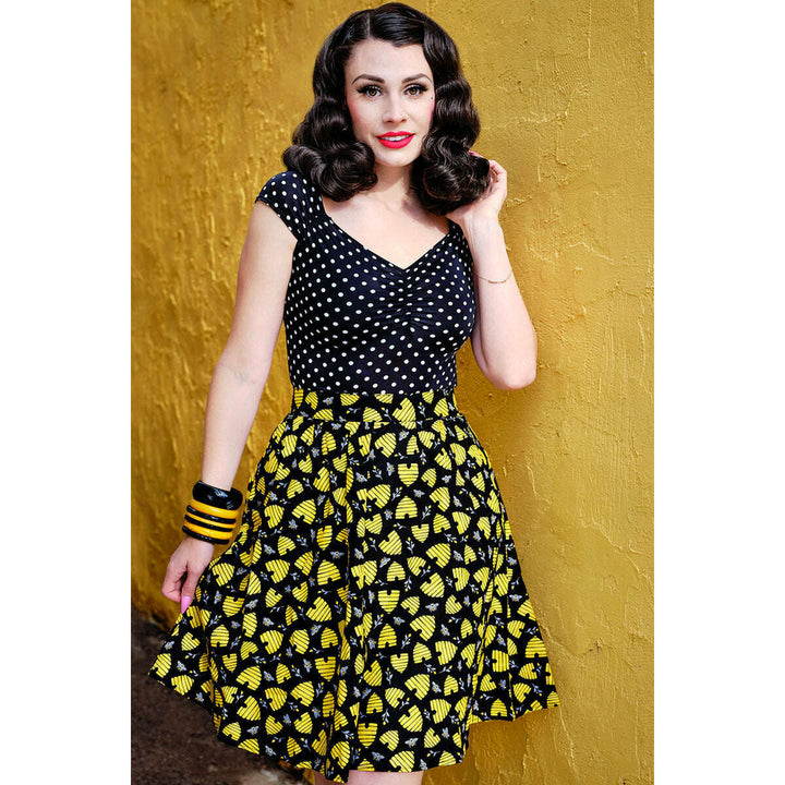 Isabel Top in Polka Dots - 2X only