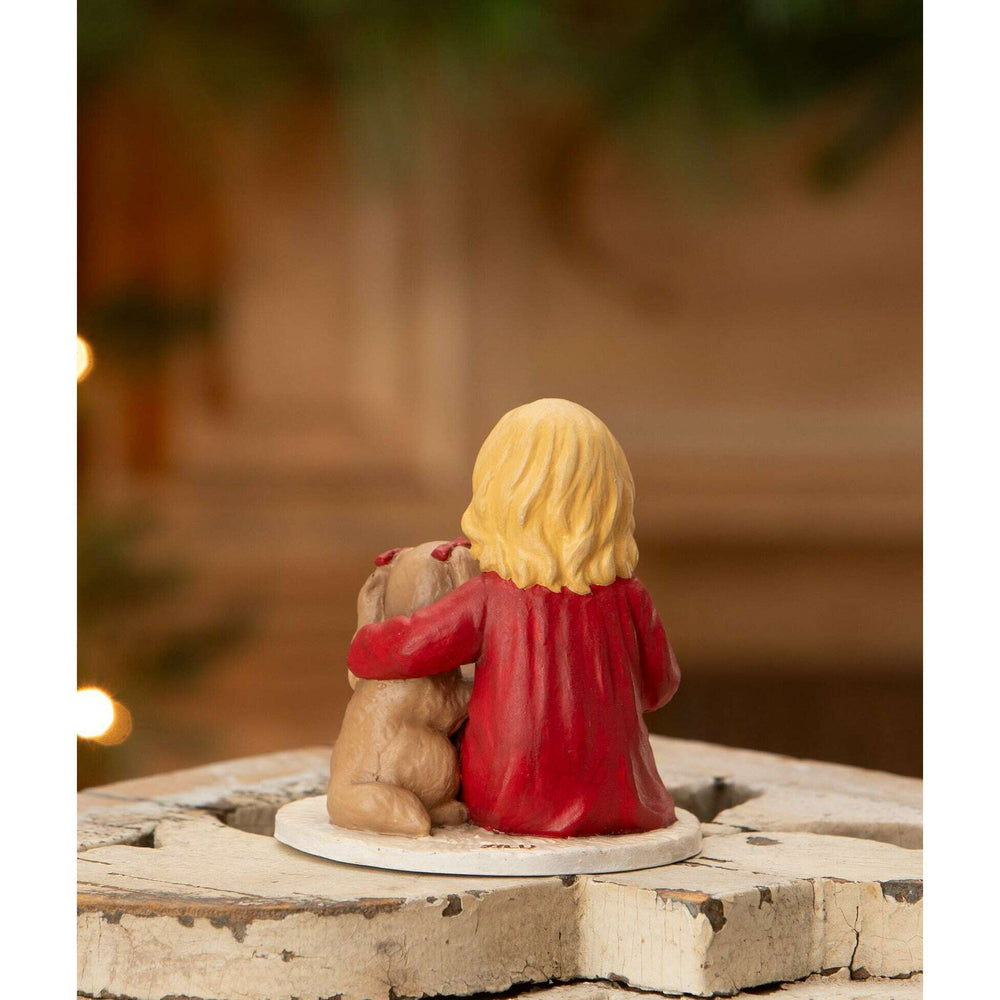 Isla reading to Puppy by Bethany Lowe Designs, image 2