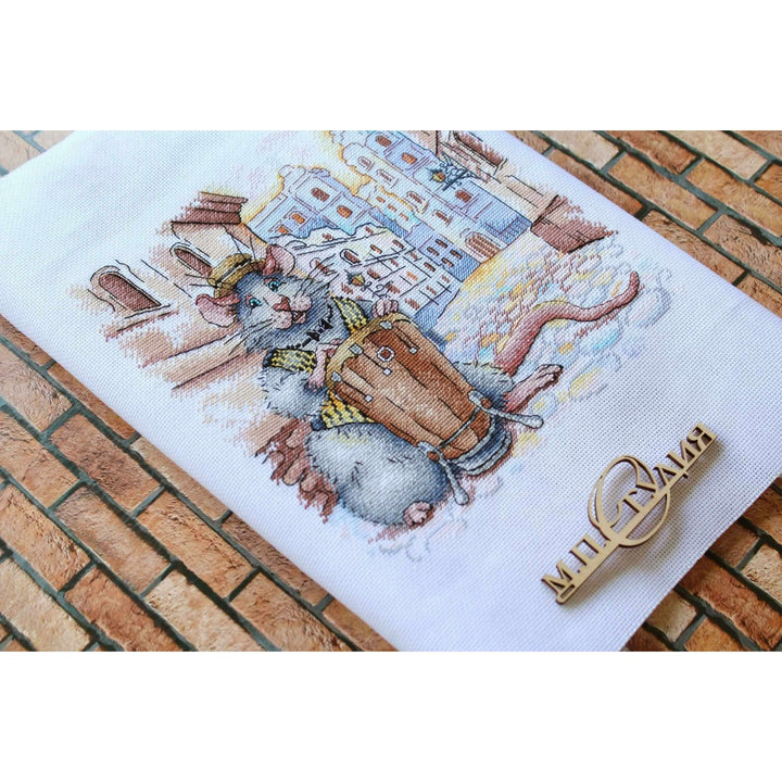 Italian Streets SNV-699 Counted Cross Stitch Kit