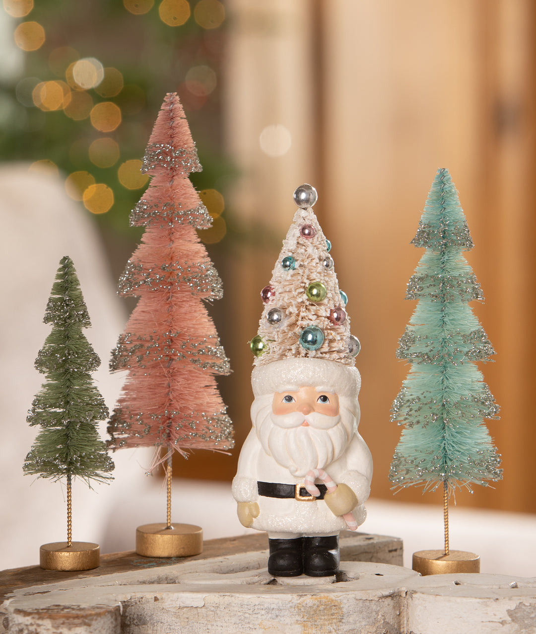 Pastel Tree Santa with Candy by Bethany Lowe Designs, image 4