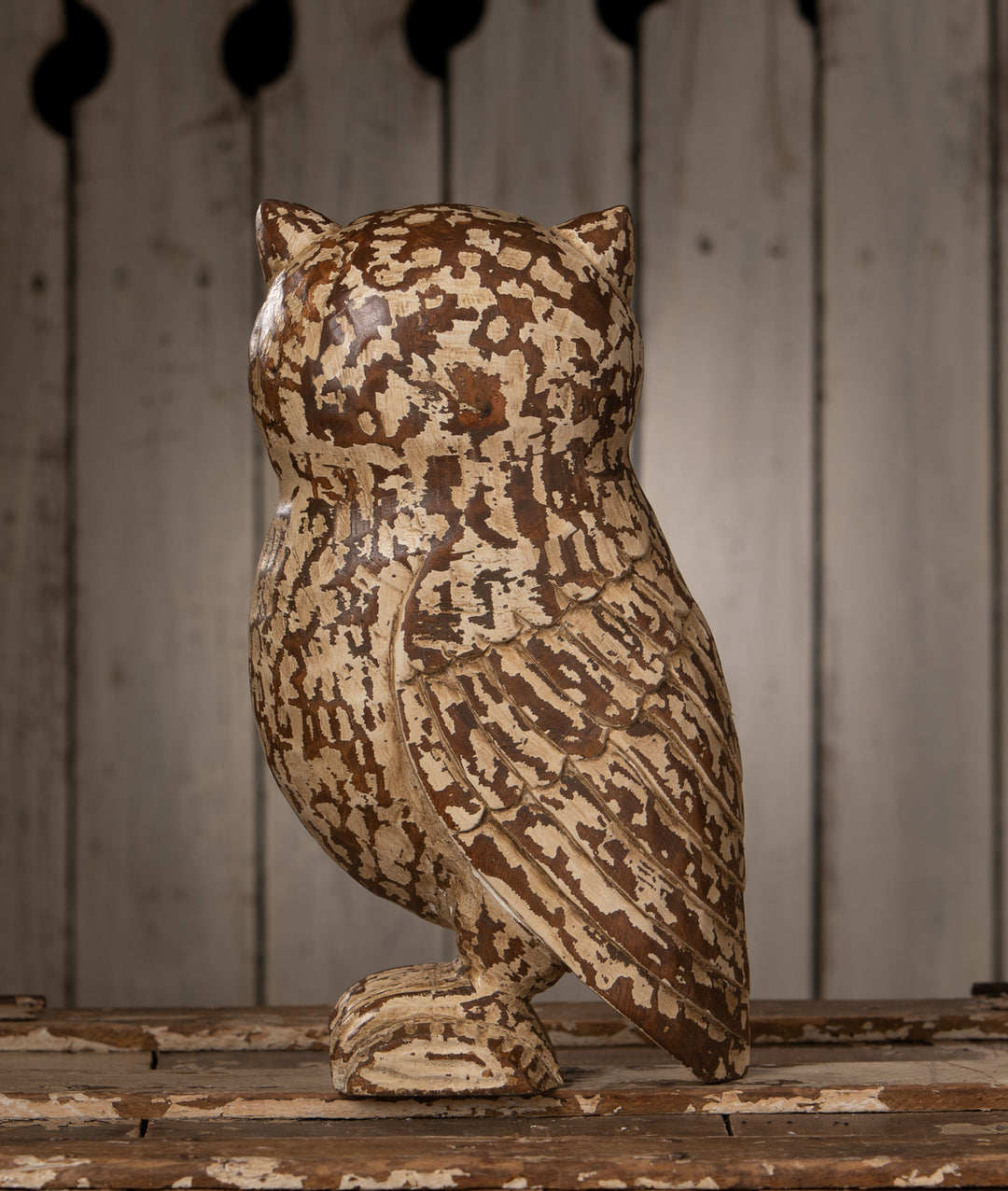 Handcarved 12" Wise Owl by Bethany Lowe Designs, image 3