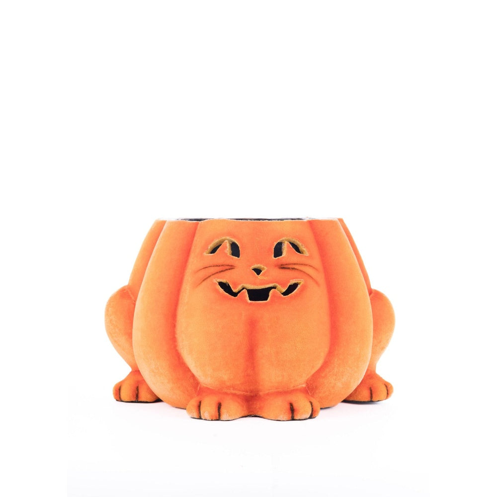 Jackie The Kitty Cat Pumpkin Candy Container by Katherine's Collection  1