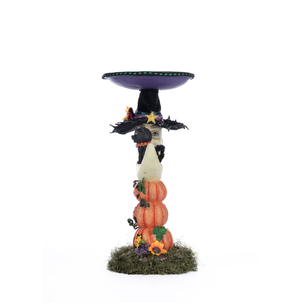 Jacks and Cats Moon Pillar Candle Holder by Katherine's Collection  1