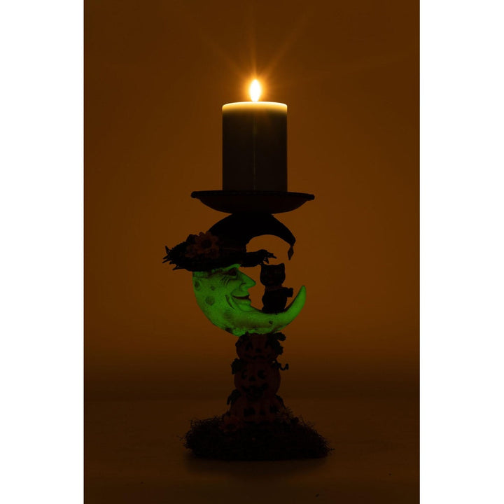 Jacks and Cats Moon Pillar Candle Holder by Katherine's Collection  4