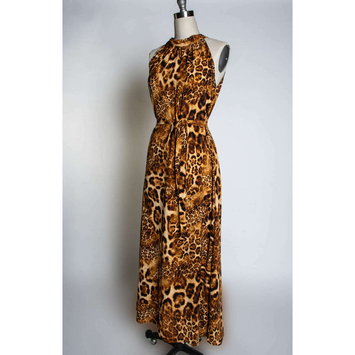 Jane Maxi Dress - Multi-Leopard