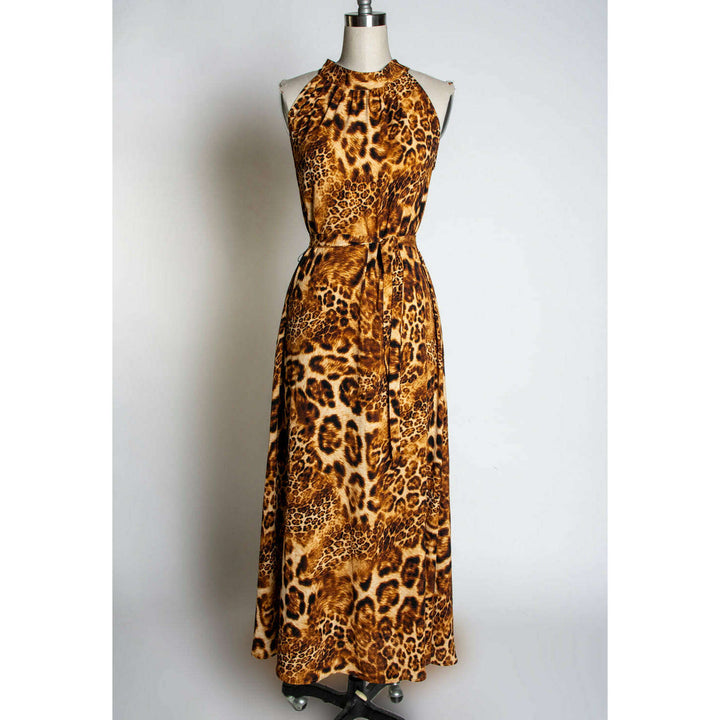 Jane Maxi Dress - Multi-Leopard