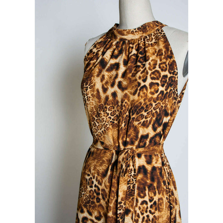 Jane Maxi Dress - Multi-Leopard