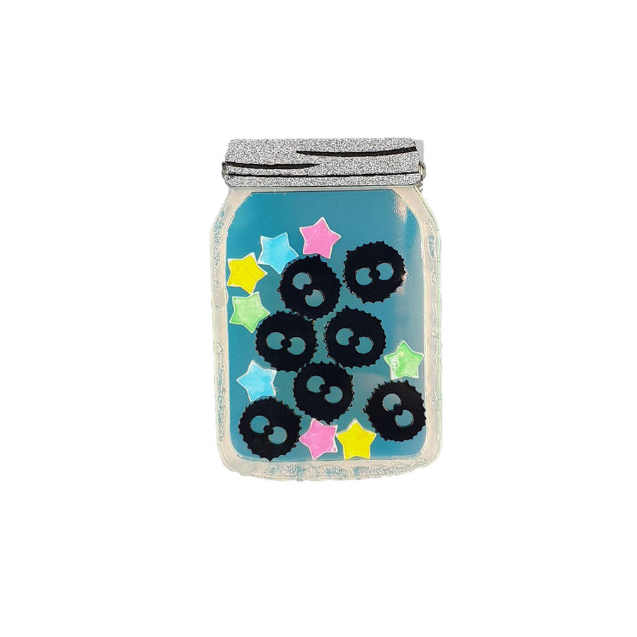 Jar Of Sprites Brooch by Cherryloco Jewellery 1